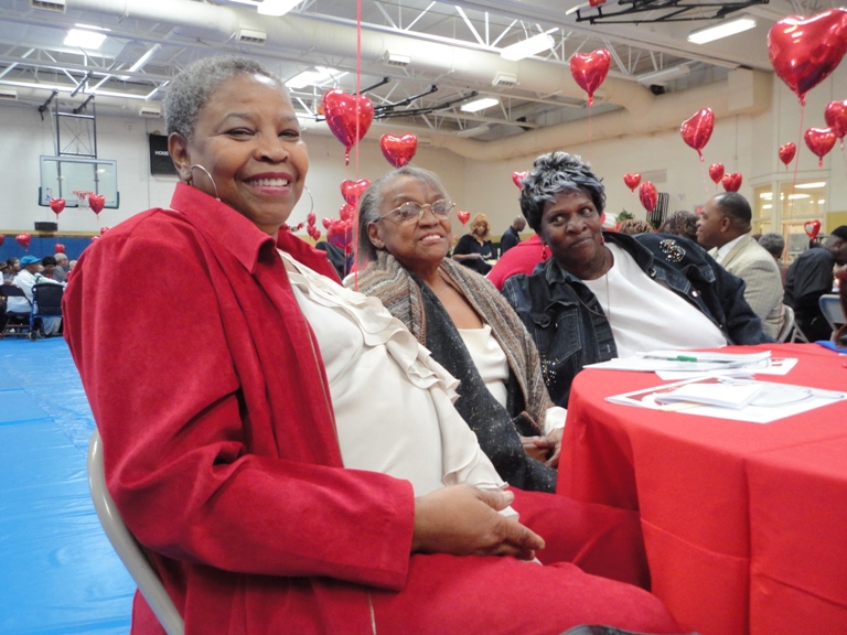 Seniors at Valentine Social